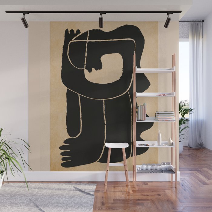 Abstract Figure  Wall Mural Gallery Image 1
