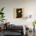 Abstract Figure  Wood Wall Art Gallery Image 2