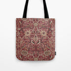 William Morris Bullerswood Red,No.2, Tote Bag Gallery Image 1