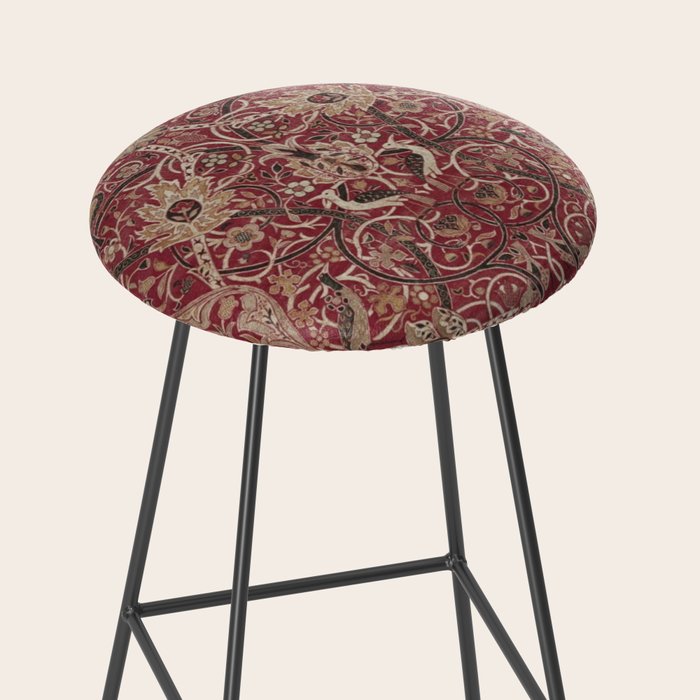 William Morris Bullerswood Red,No.2, Stool Gallery Image 2