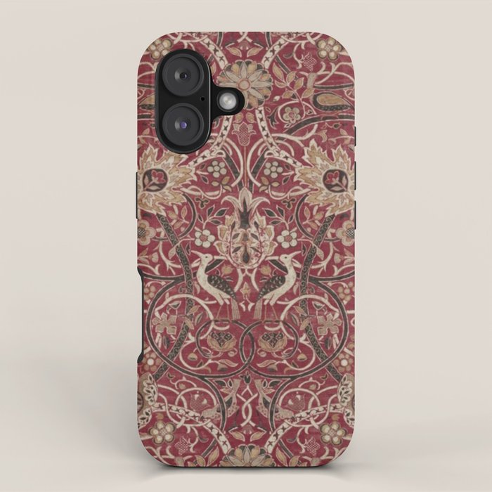 William Morris Bullerswood Red,No.2, iPhone Case Gallery Image 1