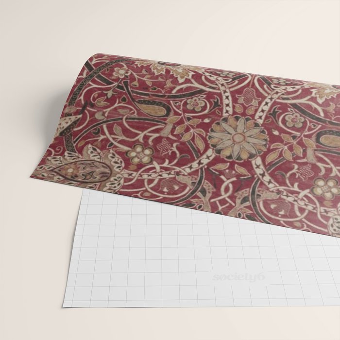 William Morris Bullerswood Red,No.2, Wrapping Paper Gallery Image 2