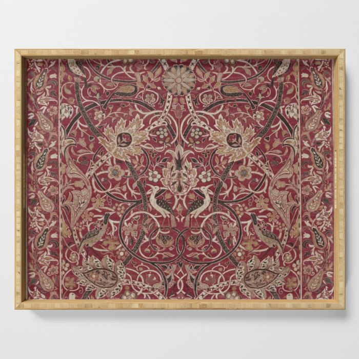 William Morris Bullerswood Red,No.2, Serving Tray Gallery Image 1