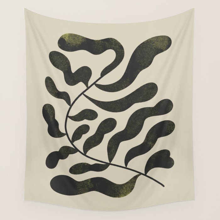 Abstract Plant No. 4 Wall Tapestry Gallery Image 4