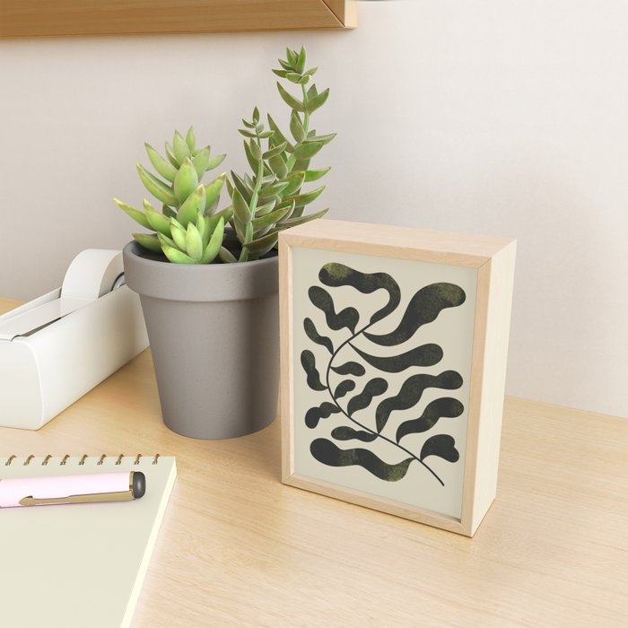 Abstract Plant No. 4 Mini Art Print Gallery Image 2