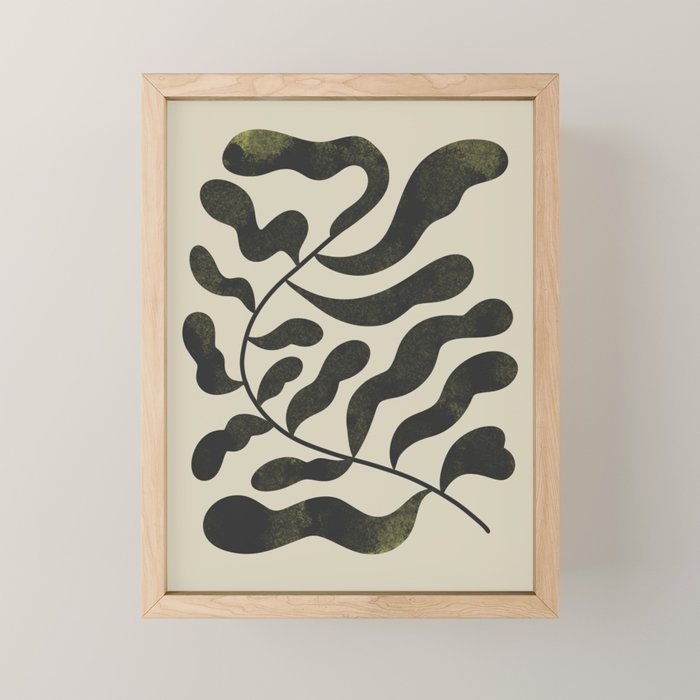 Abstract Plant No. 4 Mini Art Print Gallery Image 1