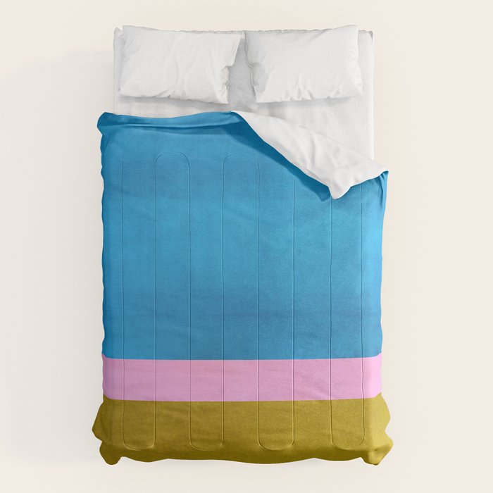 Olive Green Marine Colorfield Comforter Gallery Image 6