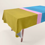 Olive Green Marine Colorfield Tablecloth Gallery Image 1