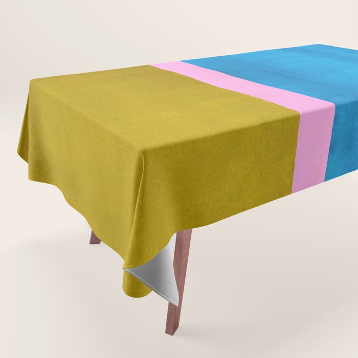 Olive Green Marine Colorfield Tablecloth Gallery Image 1