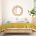 Olive Green Marine Colorfield Duvet Cover Gallery Image 3