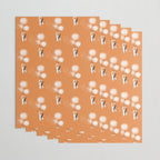 Bunny and Dandelion Bouquet Wrapping Paper Gallery Image 3