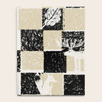 Black Forest check black and white Notebook Gallery Image 4