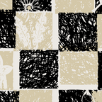 Black Forest check black and white Coffee Mug Gallery Image 2