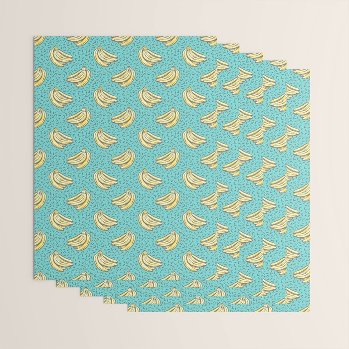 Go Bananas! (teal) Wrapping Paper Gallery Image 3