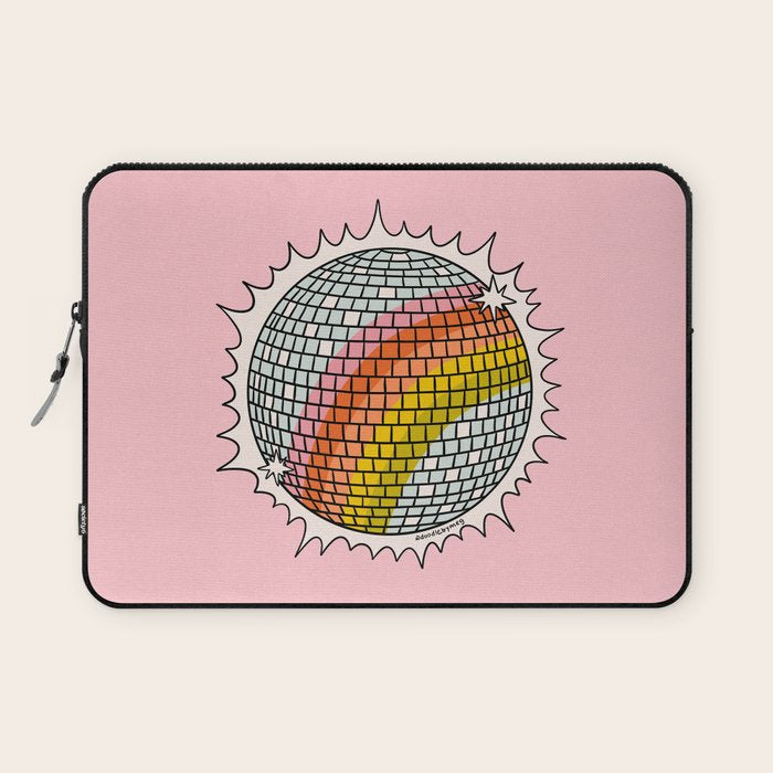Rainbow Disco Ball Laptop Sleeve Gallery Image 1