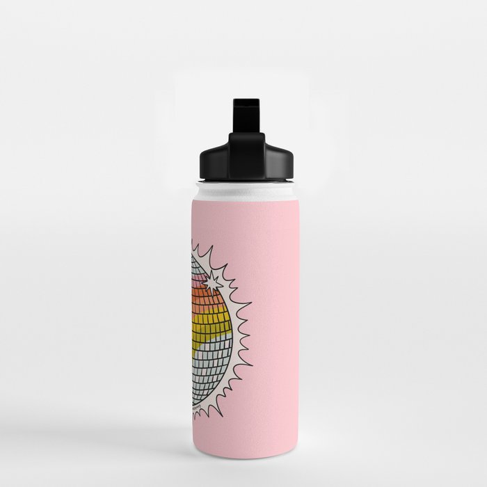 Rainbow Disco Ball Water Bottle Gallery Image 2