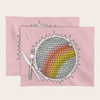 Rainbow Disco Ball Placemat Gallery Image 1