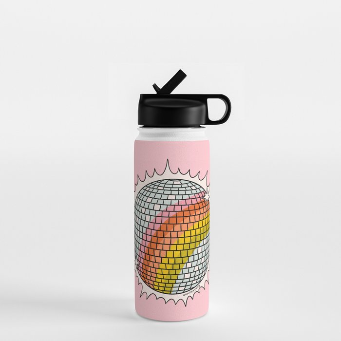 Rainbow Disco Ball Water Bottle Gallery Image 1
