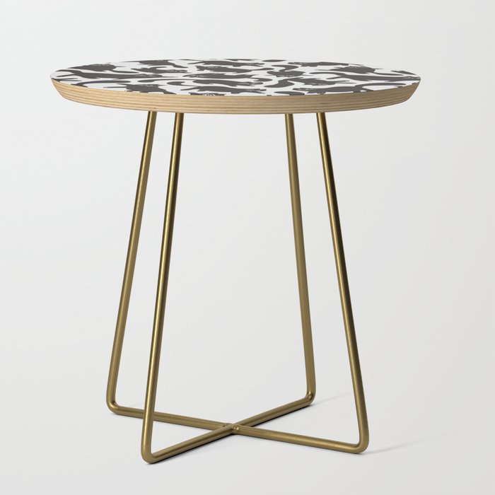 Hand-Drawn Black Cats Side Table Gallery Image 1