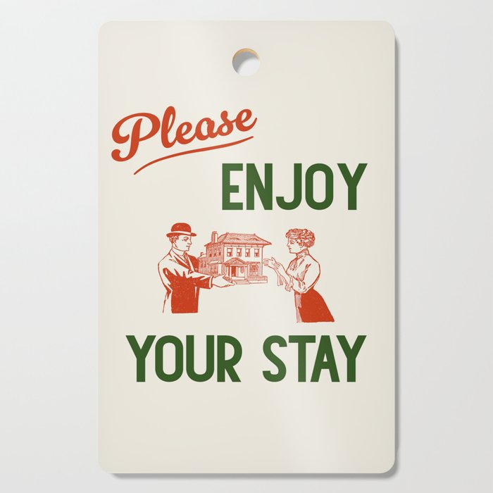 Please Enjoy Your Stay Cutting Board Gallery Image 1
