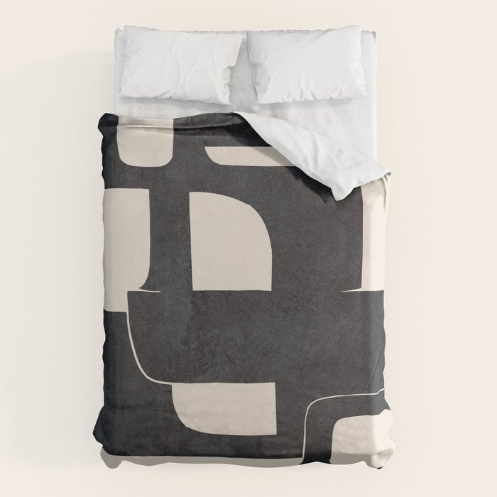 Modern Abstract Shapes 107 Duvet Cover Gallery Image 6
