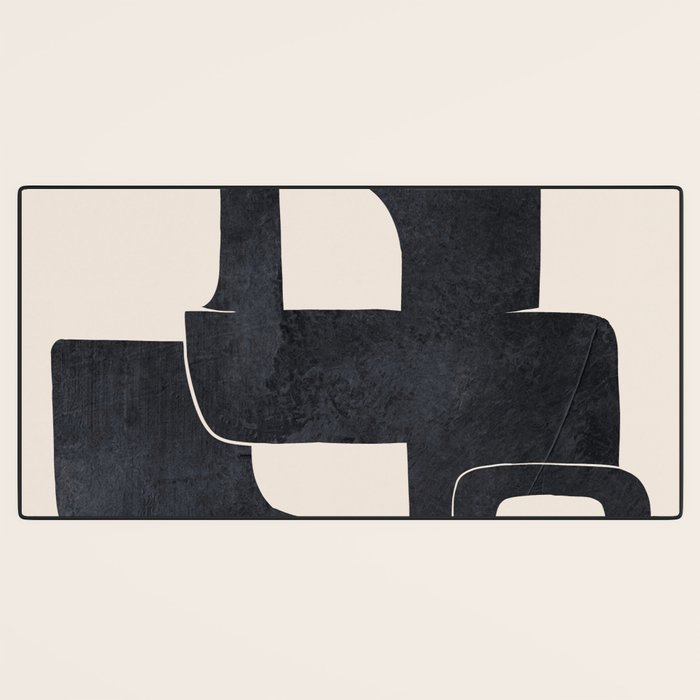 Modern Abstract Shapes 107 Desk Mat Gallery Image 3