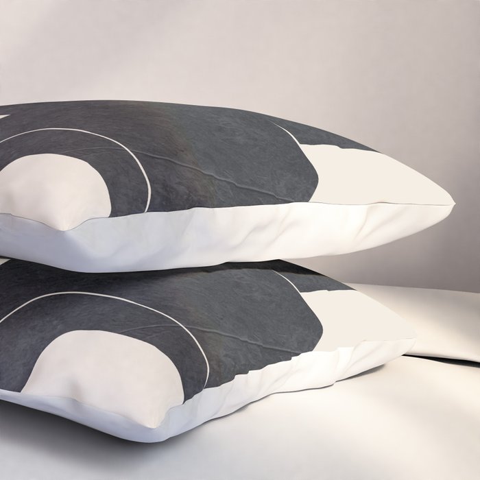 Modern Abstract Shapes 107 Pillow Sham Gallery Image 3