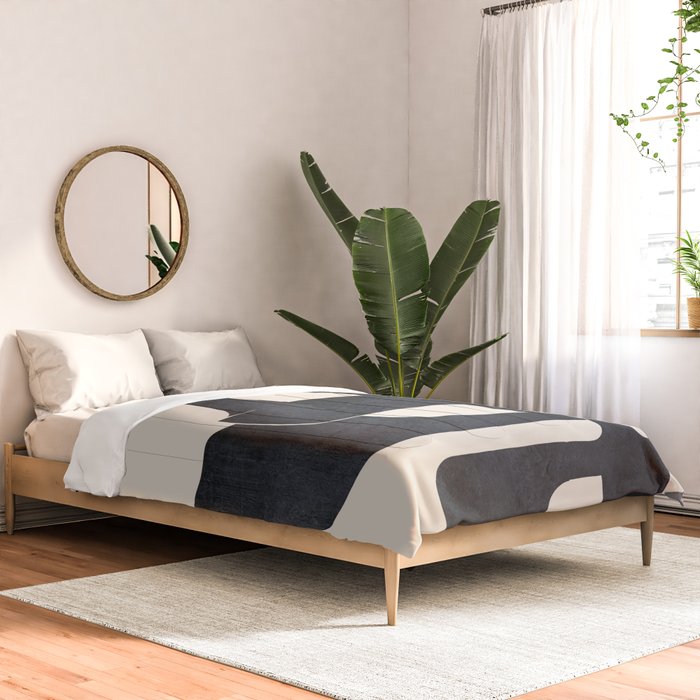 Modern Abstract Shapes 107 Comforter Gallery Image 2