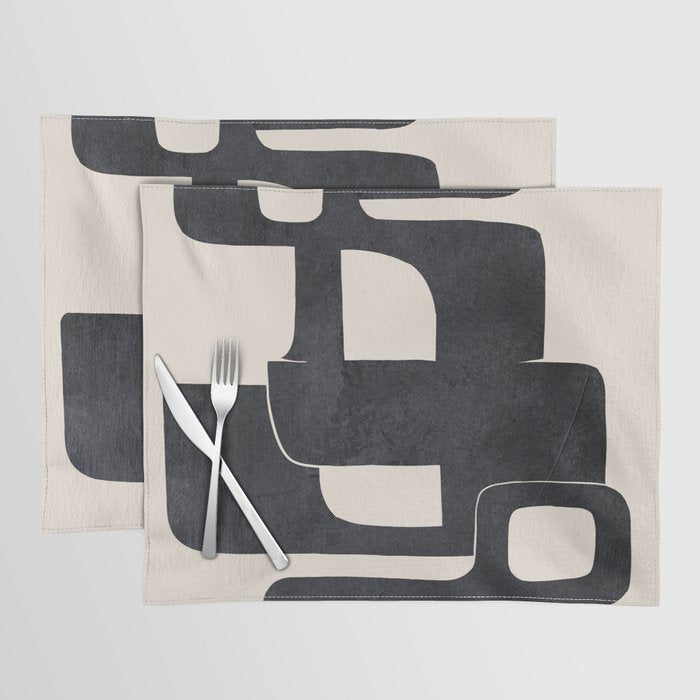 Modern Abstract Shapes 107 Placemat Gallery Image 1