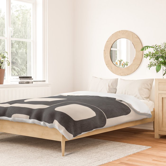 Modern Abstract Shapes 107 Duvet Cover Gallery Image 2