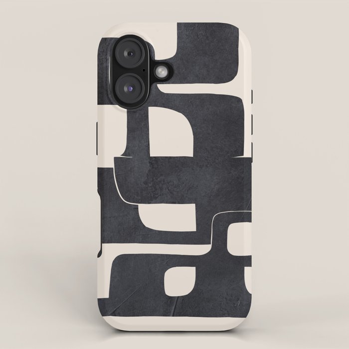 Modern Abstract Shapes 107 iPhone Case Gallery Image 1