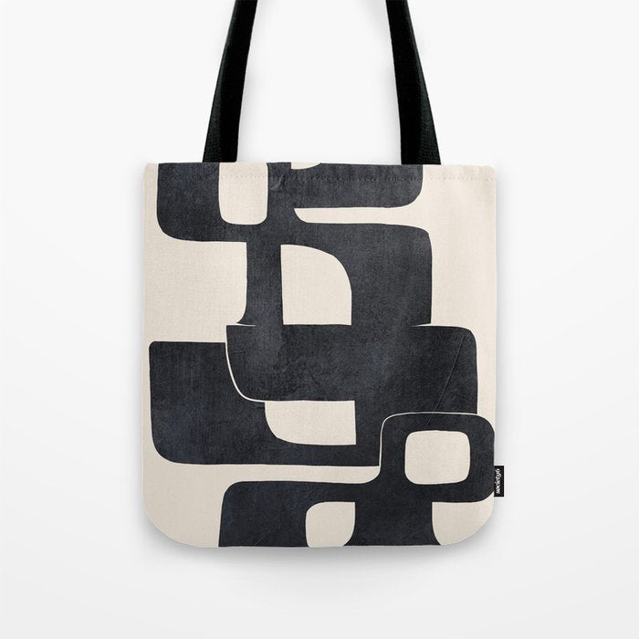 Modern Abstract Shapes 107 Tote Bag Gallery Image 1