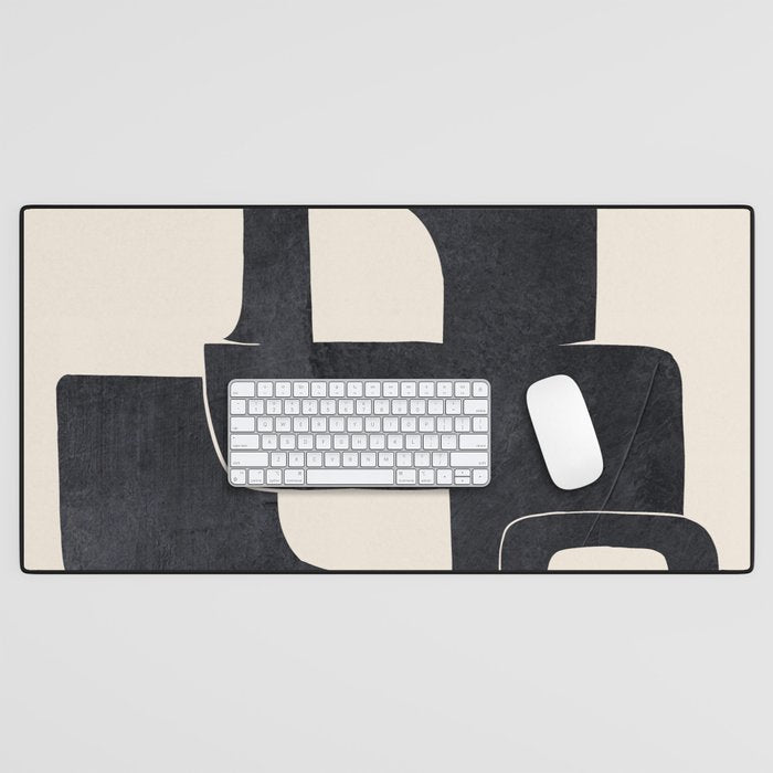 Modern Abstract Shapes 107 Desk Mat Gallery Image 1