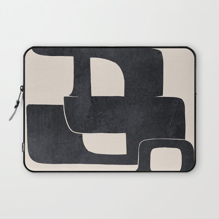 Modern Abstract Shapes 107 Laptop Sleeve Gallery Image 1