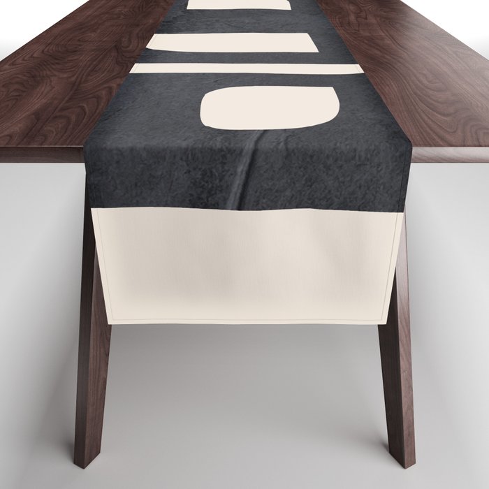 Modern Abstract Shapes 107 Table Runner Gallery Image 1