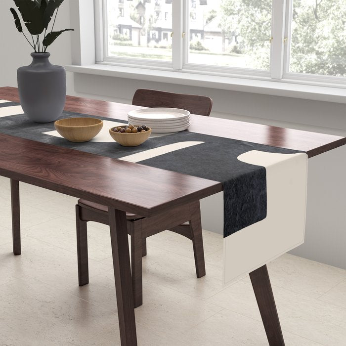 Modern Abstract Shapes 107 Table Runner Gallery Image 2