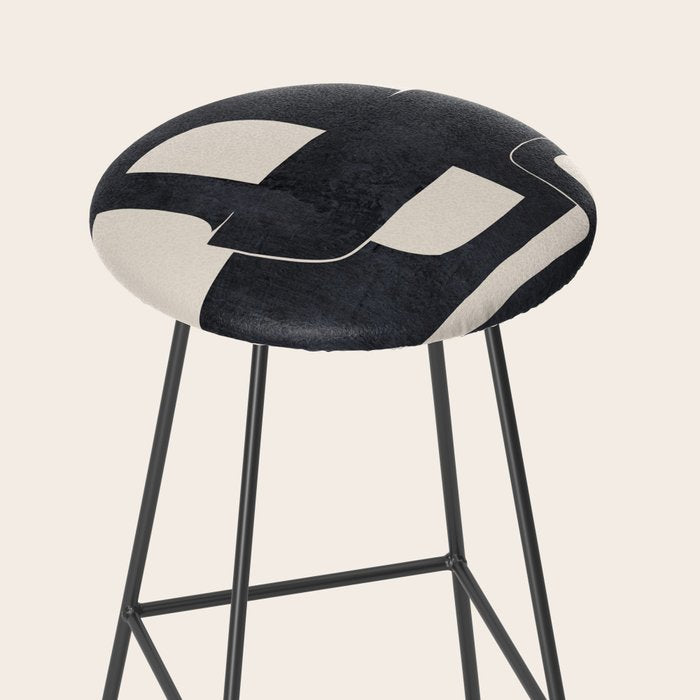 Modern Abstract Shapes 107 Stool Gallery Image 2