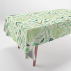 Playful Greens Tablecloth Gallery Image 1