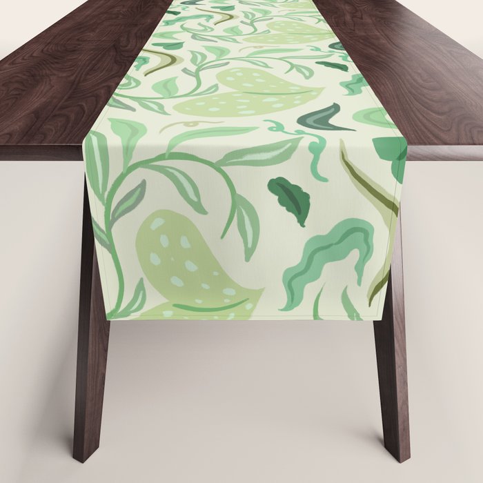 Playful Greens Table Runner Gallery Image 1