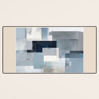 Soft Blue Forms I Desk Mat Gallery Image 3