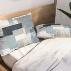 Soft Blue Forms I Pillow Sham Gallery Image 2