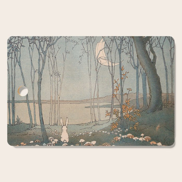 Rabbit in the forest Cutting Board Gallery Image 1