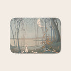 Rabbit in the forest Bath Mat Gallery Image 1