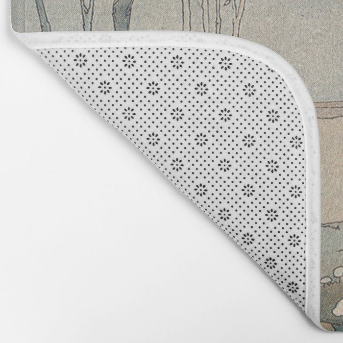 Rabbit in the forest Bath Mat Gallery Image 2