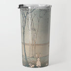 Rabbit in the forest Travel Mug Gallery Image 3