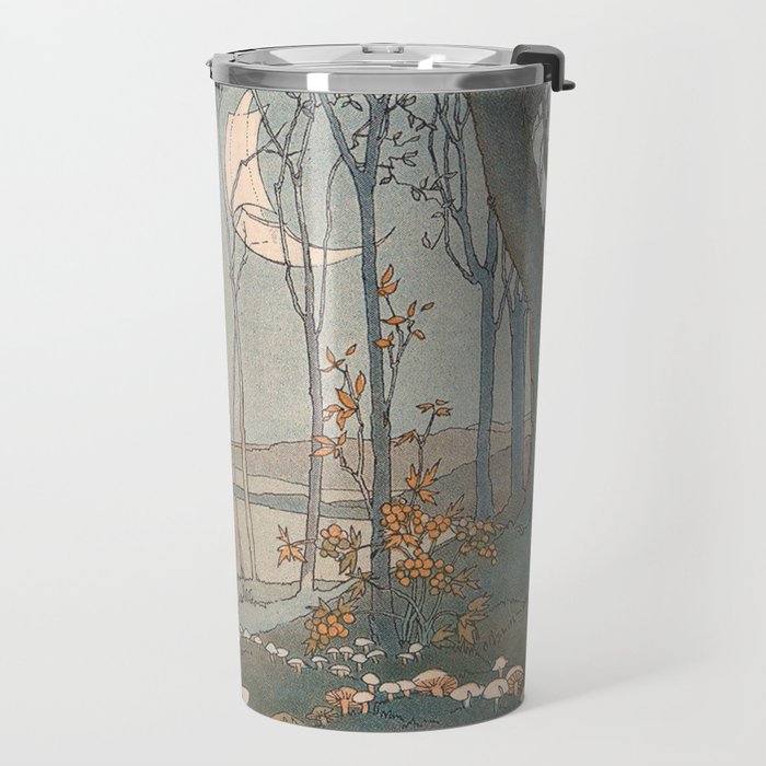 Rabbit in the forest Travel Mug Gallery Image 2