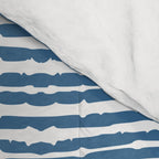 Blue Striped Abstract Pattern Comforter Gallery Image 4