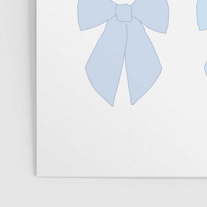 Blue Bows Preppy Coquette Poster Gallery Image 3