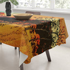 New Year's Morning in Shades of Orange - Nature Landscape Tablecloth Gallery Image 3