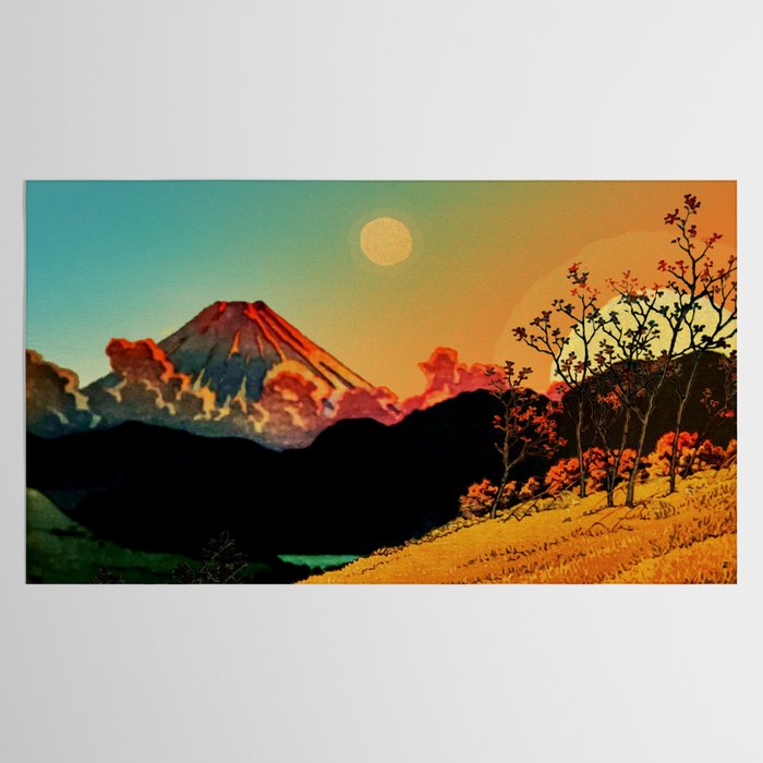 New Year's Morning in Shades of Orange - Nature Landscape Tablecloth Gallery Image 2